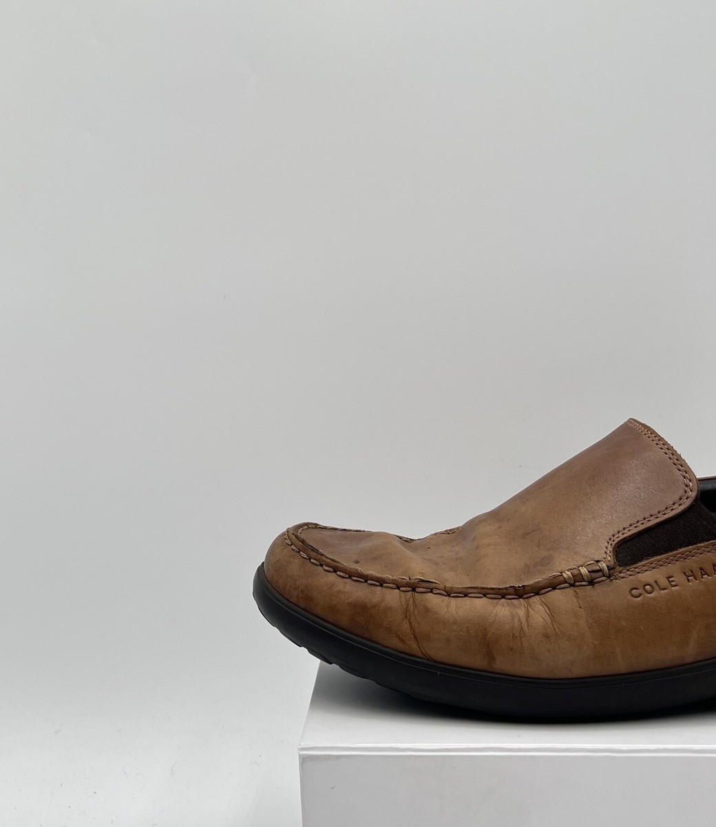 Cole Haan New Harbor‎ Venetian II Loafers Mens 12 Brown Leather Slip On C25768 Cole Haan C25768 New Harbor Venetian II Men Brown Leather  main image 4