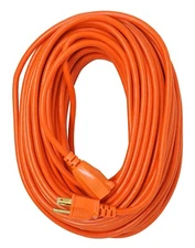 6/8/25/50/100 foot Indoor/Outdoor Extension Cord SJTW (16/3) Heavy Duty Orange