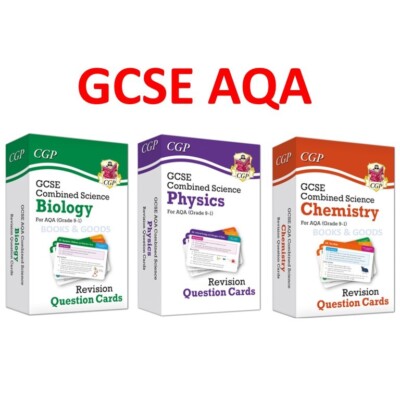 GCSE AQA Combined Science Biology Chemistry Physics Revision Card Key Stage 4