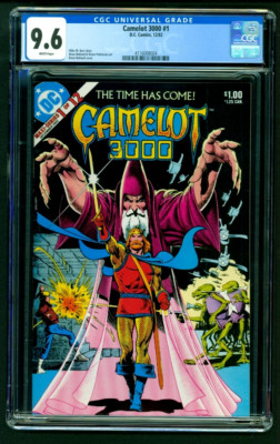Camelot 3000 CGC 9.6 (1982) WEISSE SEITEN Brian Bolland DC Klassiker, Ausgabe 1, Comic