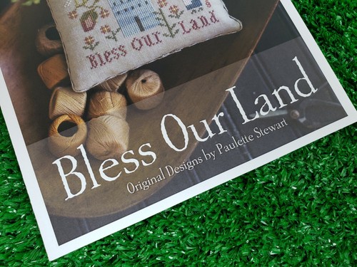 Bless Our Land - Cross Stitch Pattern Chart - Plum Street Samplers - Picture 4 of 6