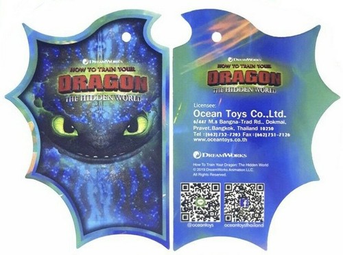 17 Zoll How to Train Your Dragon 3 ZAHNLOS Plüschkissen Decke Puppe Spielzeug Kissen - Bild 12 von 12
