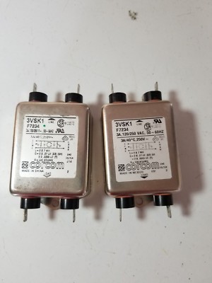 Corcom Line Filter, 3VSK1 (Lot of 2)
