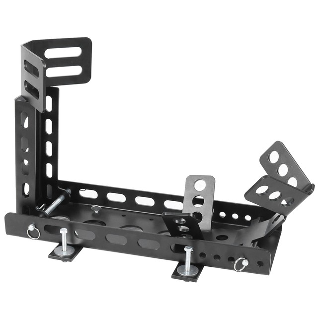 Removable Motorcycle Wheel Stop Chock Trailer w/ Mounting Kit 1800lb eBay