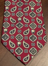 Tommy Hilfiger 100 Italian Silk Men  s Neck Tie Made In Usa