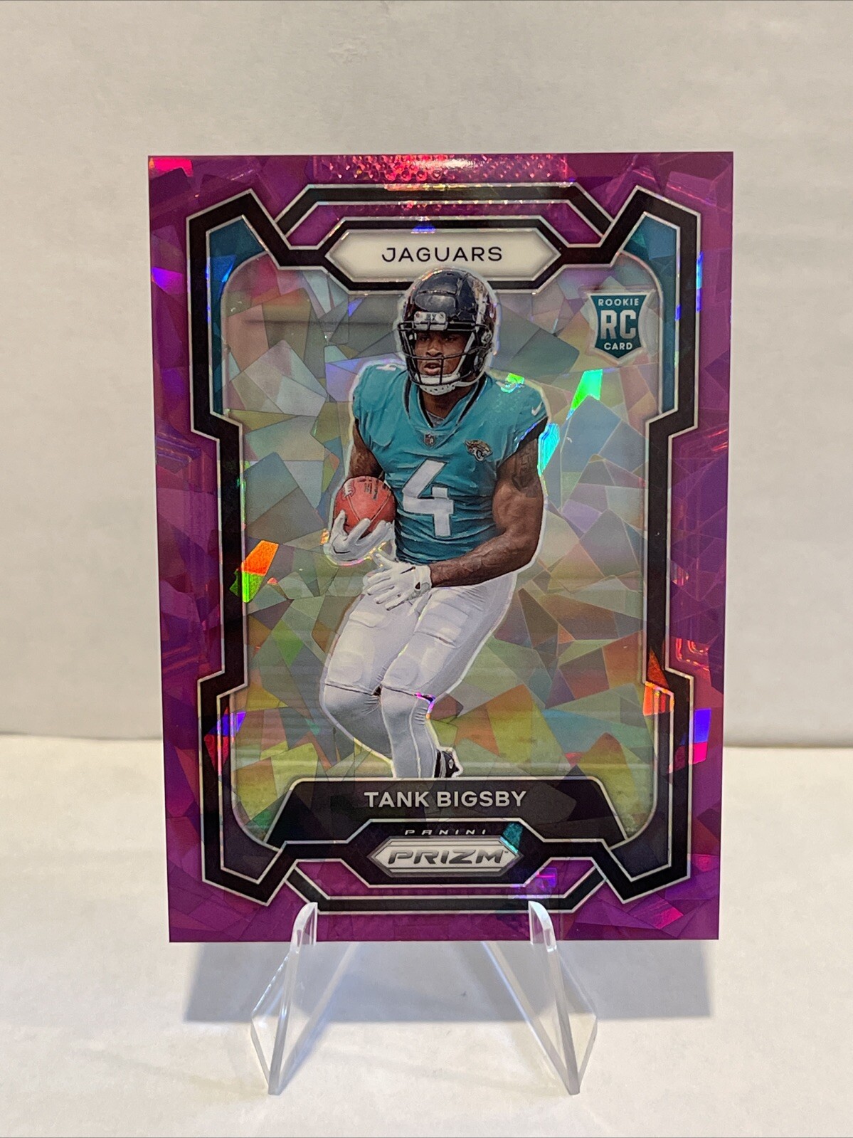 2023 Panini Prizm-Tank Bigsby RC #348 Purple Ice Prizm 166/225