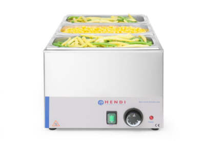 Bain-Marie Kitchen Line, HENDI, Kitchen Line, 230V/1200W, 340x540x(H)250mm