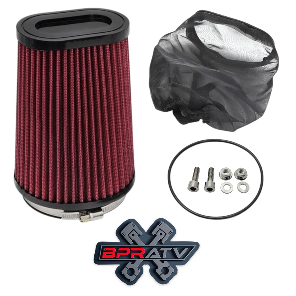 BPR Pro Flow Intake K&N YA-3502 Filter Kit TITANIUM Hardware Yamaha Banshee 350 - Image 2 of 4