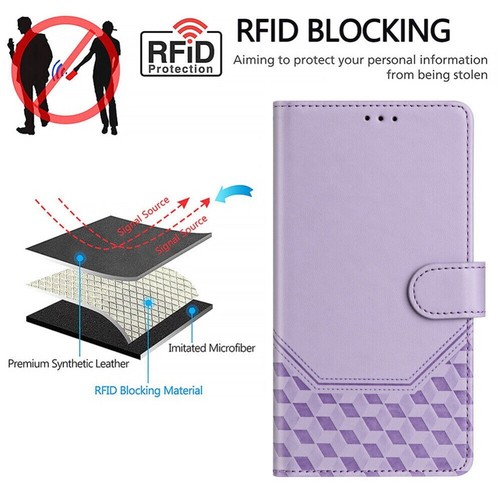 RFID Leather Wallet Case Cover For iPhone 16e 16 15 14 13 12 11 Pro Max XS Plus - Picture 70 of 91