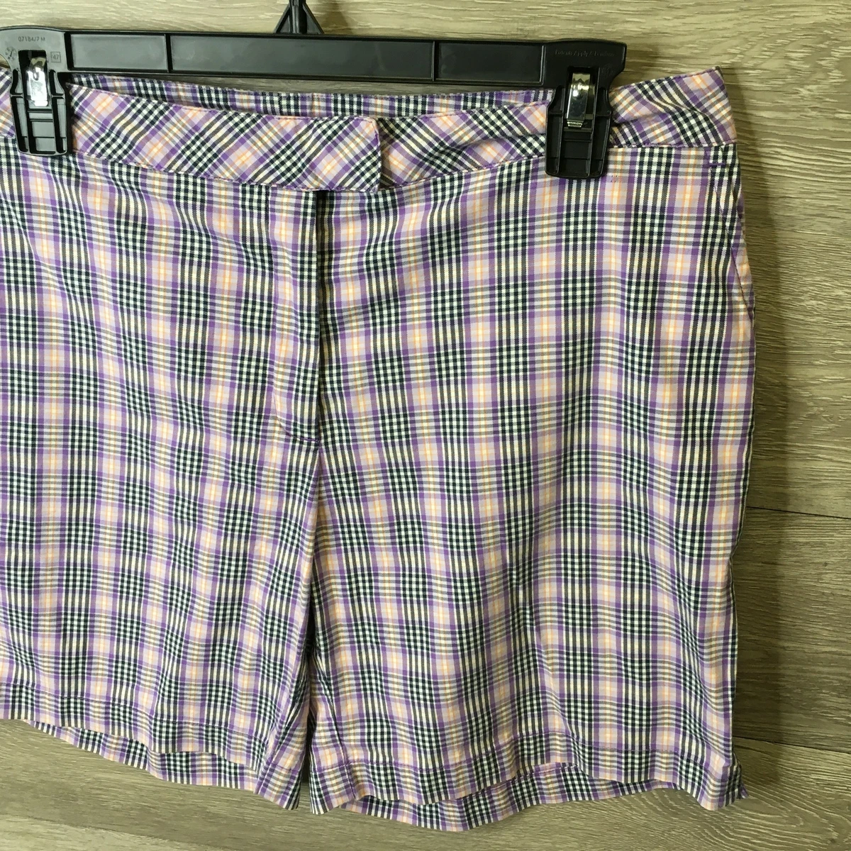 Womens plaid deals golf shorts