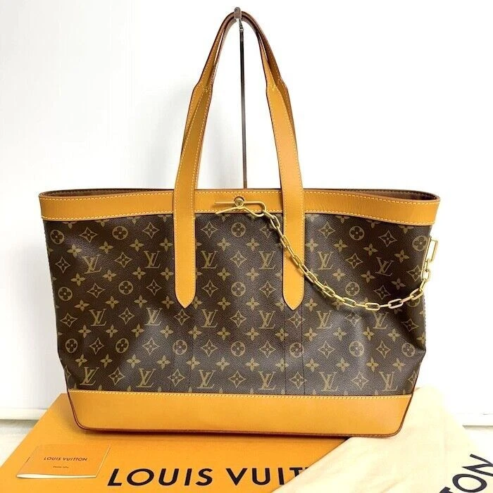 LOUIS VUITTON Cabas Voyage NV PM Tote Bag M44878 Virgil Monogram Purse Auth Ex