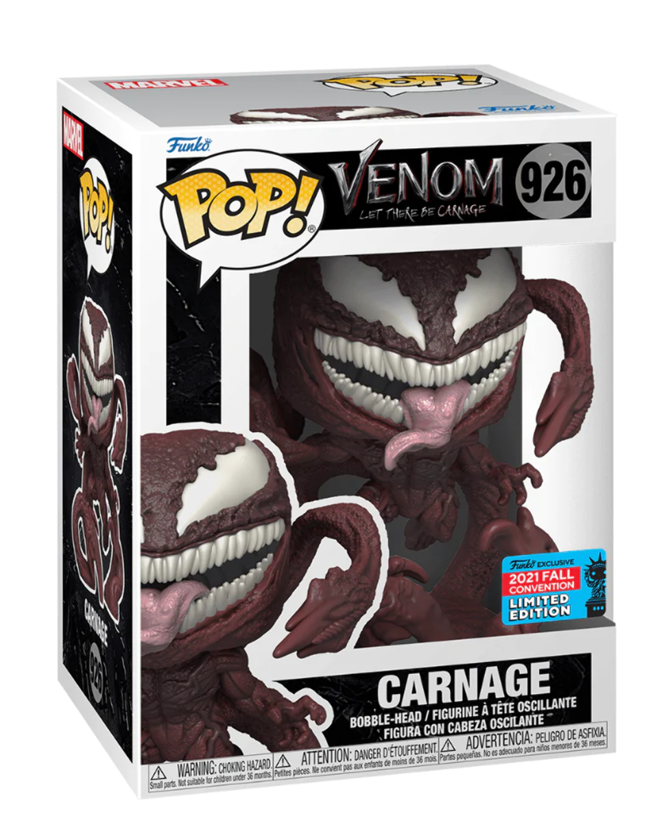 カーネイジ　VENOM POP！ FUNKO 926 Amazon.com: Funko Pop Marvel Venom Carnage 2021 Fall