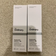 The Ordinary Lot 2 Hyaluronic Acid 2% B5 Hydration 60ml 2oz Hydrator Oils NEW
