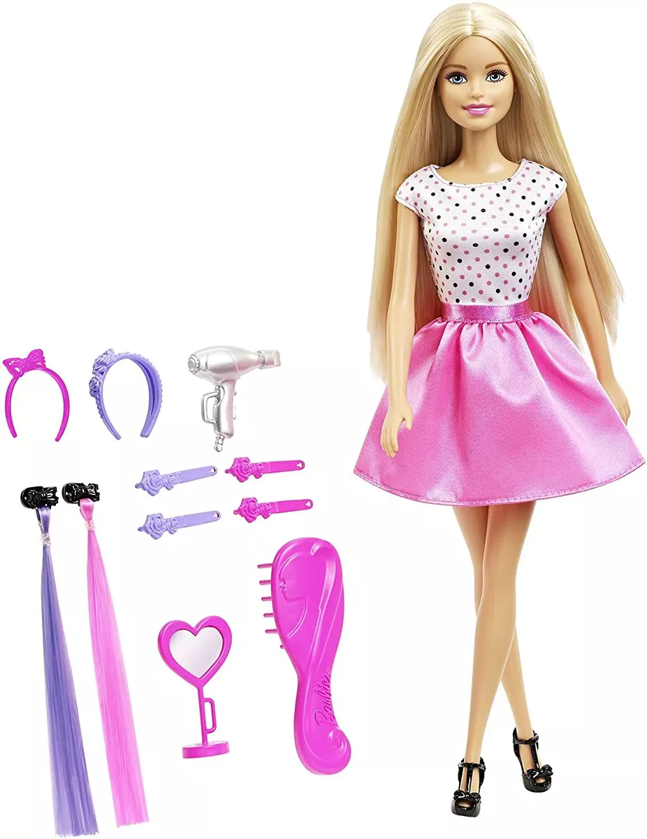 Barbie Doll with Hair Accessory eBay