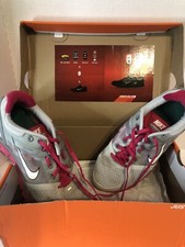 Women’s Nike LunarGlide +2 Athletic Shoes Size 10 SILVER/PINK Flywire WITH BOX