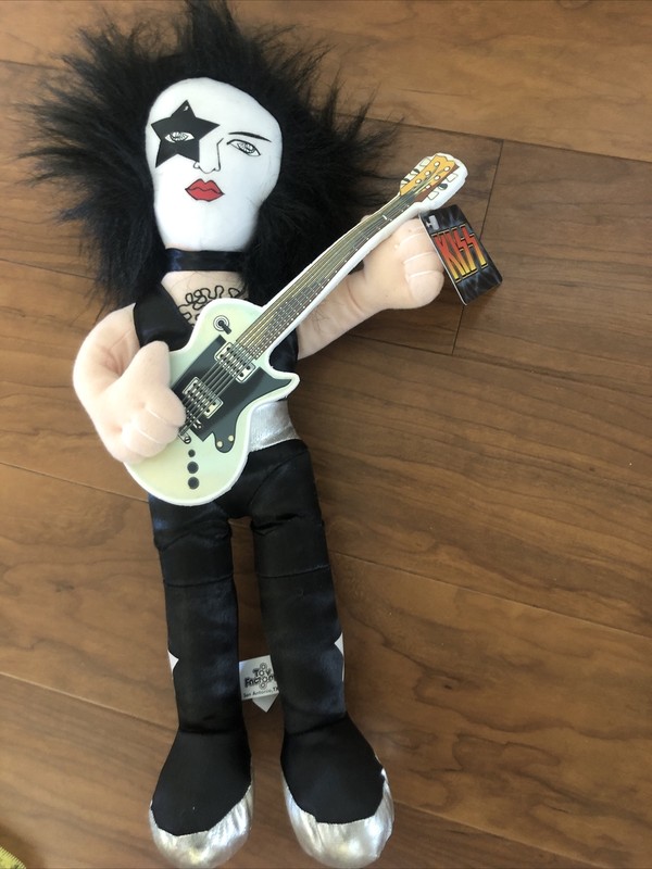 KISS  Rock Band Paul Stanley Plush Stuffed Doll NWTS! 2004/2003  Toy Factory 17”