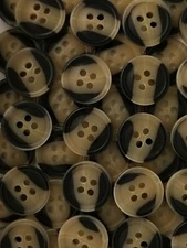 SIZE 20L - 1/2", MENSWEAR BUTTON, 1 DOZEN, SHINY FINISH, FREE SHIPPING USA