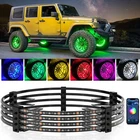 4Pcs 17.5'' RGBW LED Wheel Ring Lights with APP Control Rim Lights For Car Truck