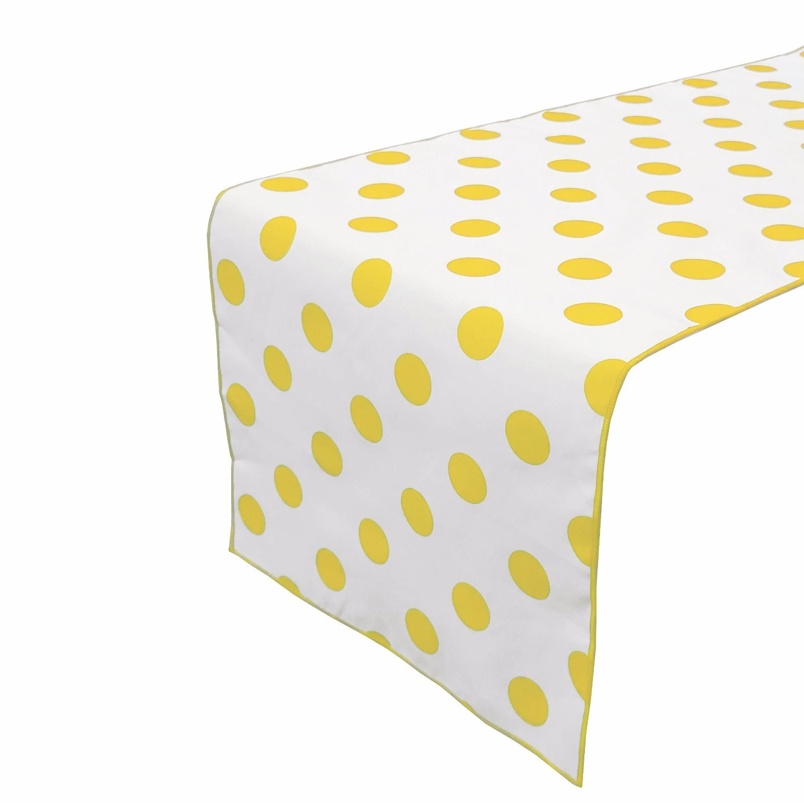Poly Cotton Polka Dots Table Runner for Kitchen Dining Room Home Decor