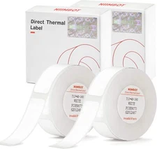 White Label Maker Tape 0.47 X 1.57 Inches For D110 D101 D11 Thermal Printers