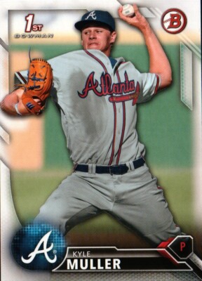 2016 Bowman Draft #BD-65 - Kyle Muller FBC - Atlanta Braves  16-214