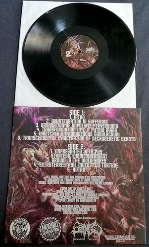 TRAUMATOMY - Transcendental Evisceration Of Necrogenetic Beasts LP (BLACK Vinyl) - Picture 4 of 5