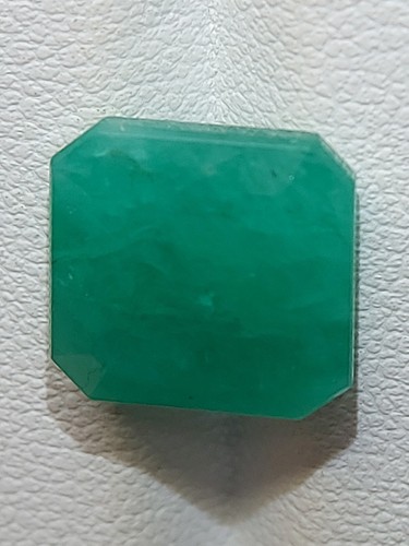 Translucent emerald gemstone - faceted natural green Beryl 6.65 CTS - Bild 2 von 11