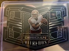 2022 Obsidian TREY LANCE Vitreous Die-Cut Electric Etch /99 Sam Francisco 49ers