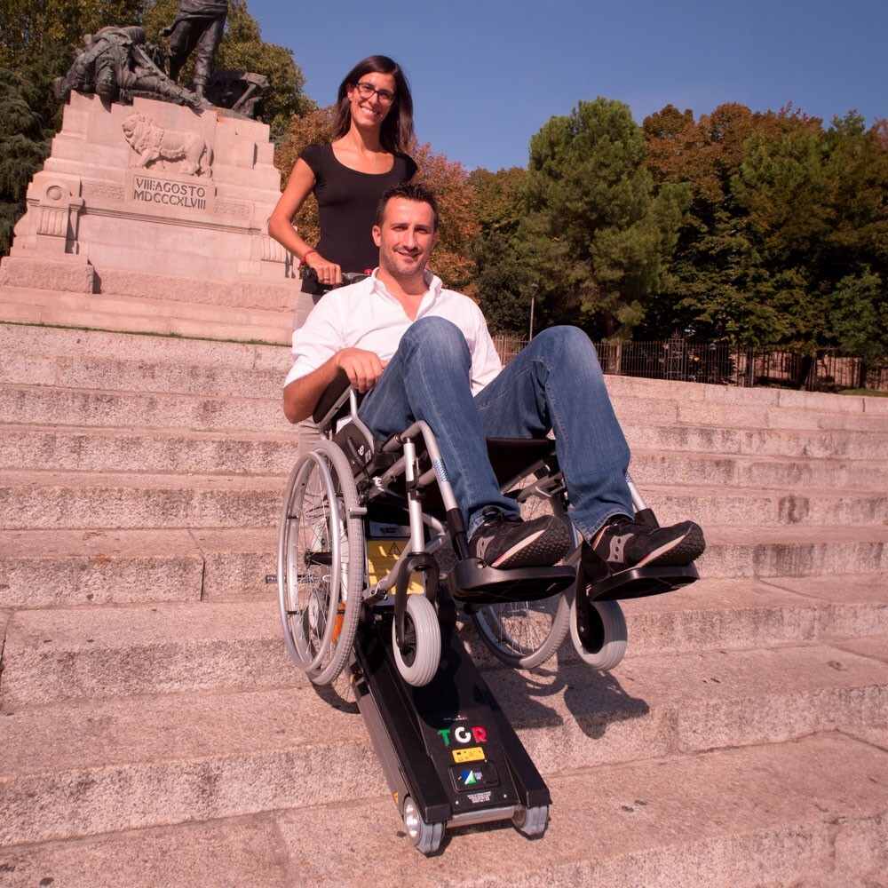 S Max Sedia A Rotelle Per Fare Le Scale Montascale A Ruote S-MAX