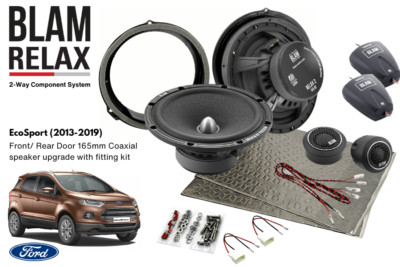Ford EcoSport (2013-2019) BLAM RELAX 165RS Front Door Component speaker upgrade