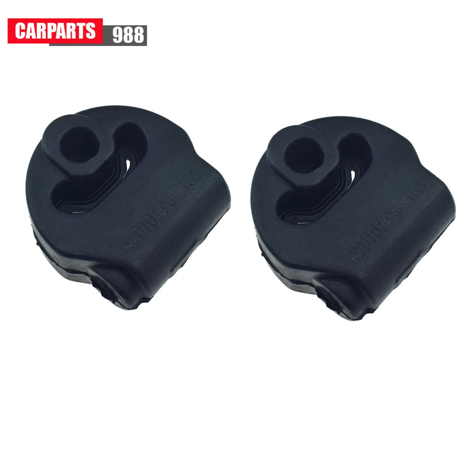 2Pcs Exhaust Pipe Hanger Rear Rubber For Honda Civic Accord Odyssey Acura RDX - Image 2 of 4