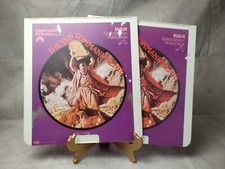 Vintage The Ten Commandments RCA SelectaVision CED VideoDisc 2 Disc Set UNTESTED