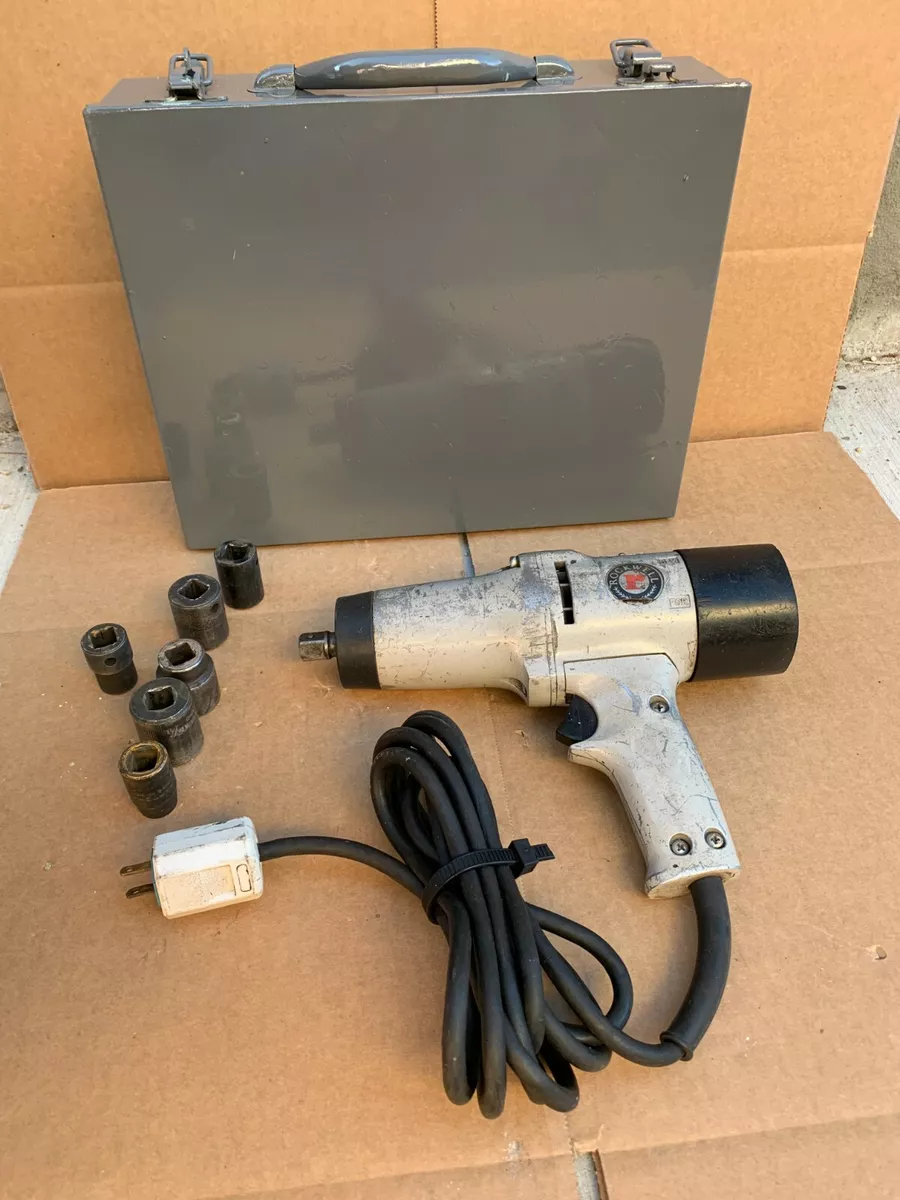 Rockwell Electric Impact Wrench Model 625 With Case and Impact
