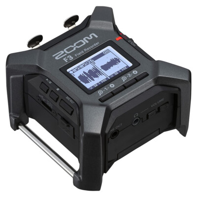Zoom F3 2-Input / 2-Track Multitrack Portable Field Recorder