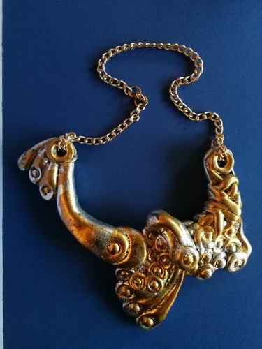 necklace women fine jewelry vintage jewel antique gold silver art deco design 1 - Picture 8 of 12