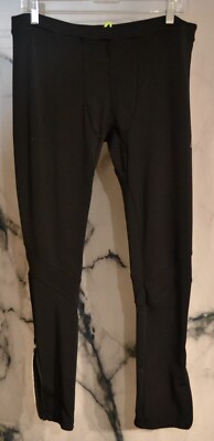 AIM HIGH Black Elevation Edition Stretch Leggings XL Rear Zip Pocket Zipped Hems