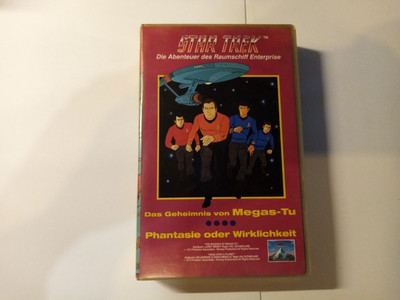 Star Trek/Raumschiff Enterprise Trickfilm VHS Cassette ''Das Geheimnis von Mega..