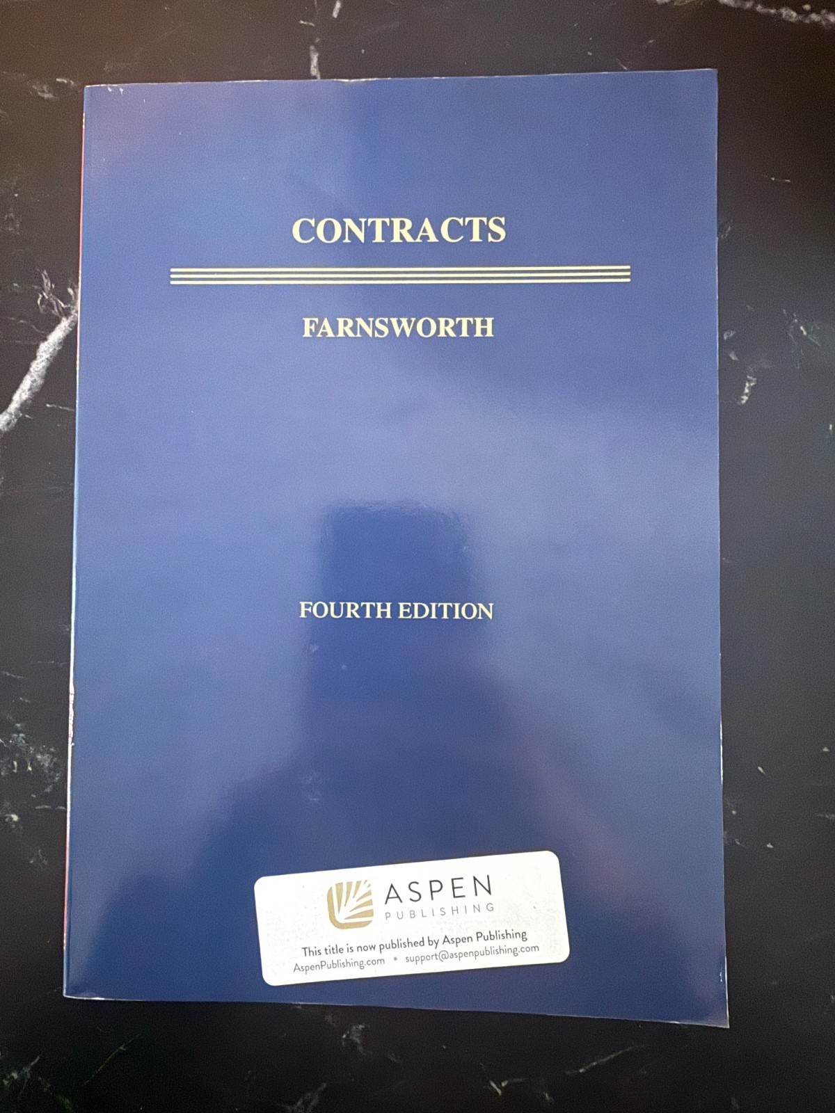 Aspen Treatise Ser.: Contracts by E. Allan Farnsworth (2004, Trade Paperback)