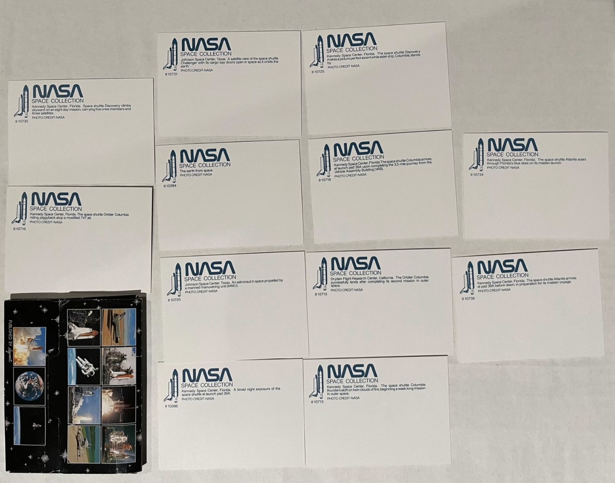 NASA SPACE COLLECTION - TWELVE PHOTOS OR PRINTS BY IMPACT - 12 3 X