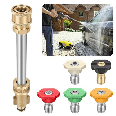 #ad 1 4#x27;#x27; Pressure Washer Gun Adapter Replacement Ryobi Portland Husky 5 Nozzles $23.97