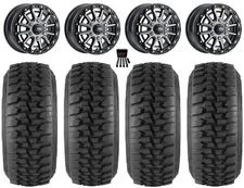 ITP SD10 Bdlk 15x6.5 Wheels GM 33" Desert Series Tires Can-Am Maverick R