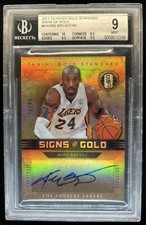 2011-12 Panini Gold Standard Kobe Bryant Signs of Auto #/49 Lakers BGS 9 10