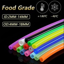 High Temp Food Grade Silicone Tubing Flexible Rubber Hose Pipe - All Size