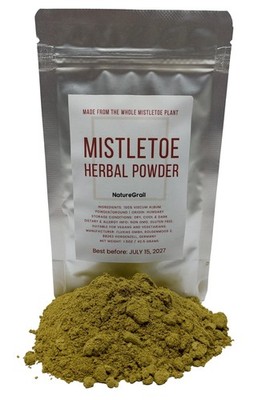 Mistletoe Herbal Tea Powder - Made from 100% Viscum Album, Dried and Ground...