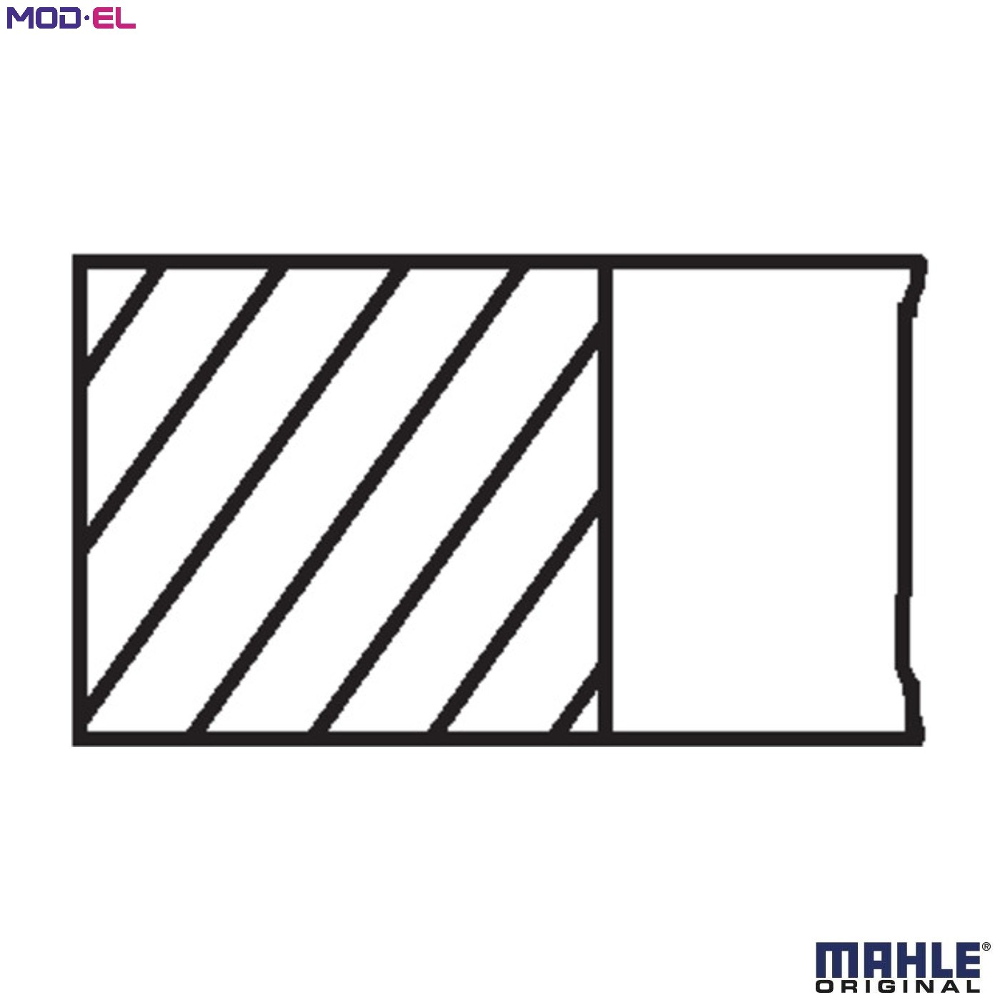 4x PISTON RING KIT 028 25 N0 FOR BLV 3.6L BHK/CHNA/CDVA 3.6L 6cyl