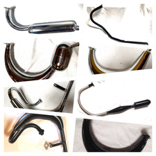 MUFFLER CHAMBER PIPE for 2-stroke 80cc 100cc gas engine motor bike