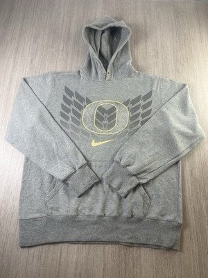 Nike Oregon Ducks Reflective Wings O Hoodie Sweatshirt Grau Herren L Vintage