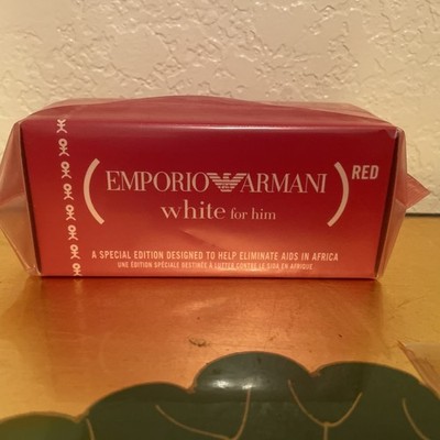 Emporio Armani White For Him EDT Spray 1.7 FL OZ /50 ML Red Edition, NIB, SEALED
