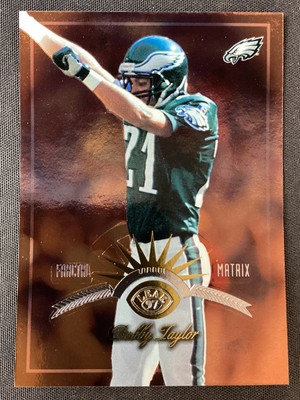 1997 Leaf #133 Bobby Taylor Philadelphia Eagles Fractal Matrix