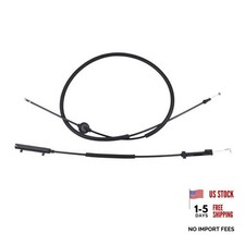 Front and Rear Hood Lock Latch Release Cable Kit for Audi A5 Quattro 2008